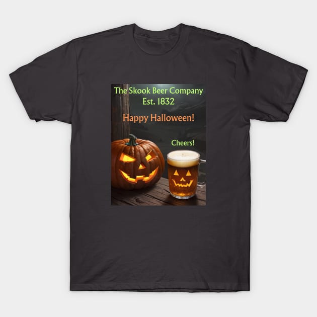 The Skook Beer Company Happy Halloween T-Shirt by Out of the Darkness Productions